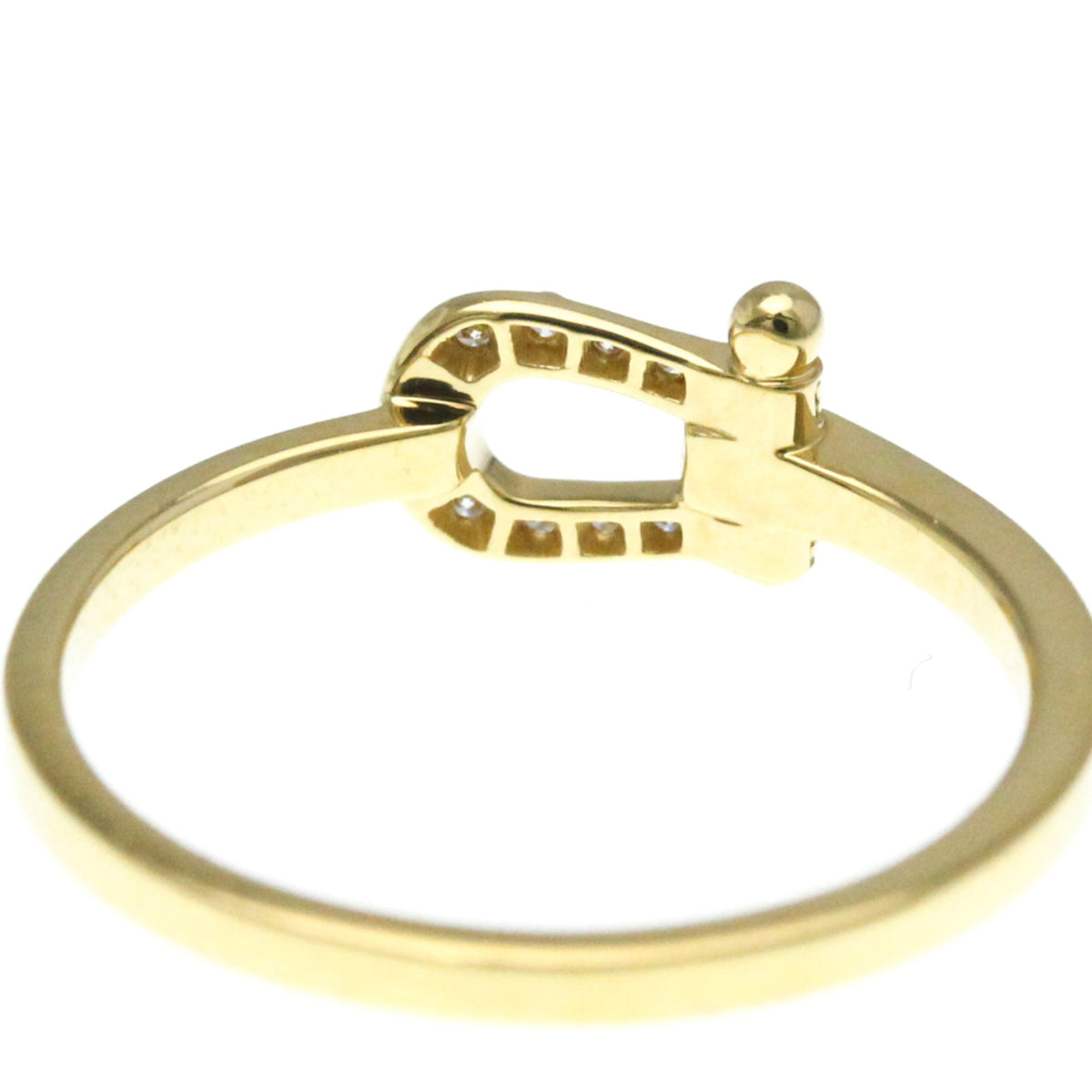 PRE-OWNED Fred Force 10 Mini · Diamond · 18K Yellow Gold Size 5