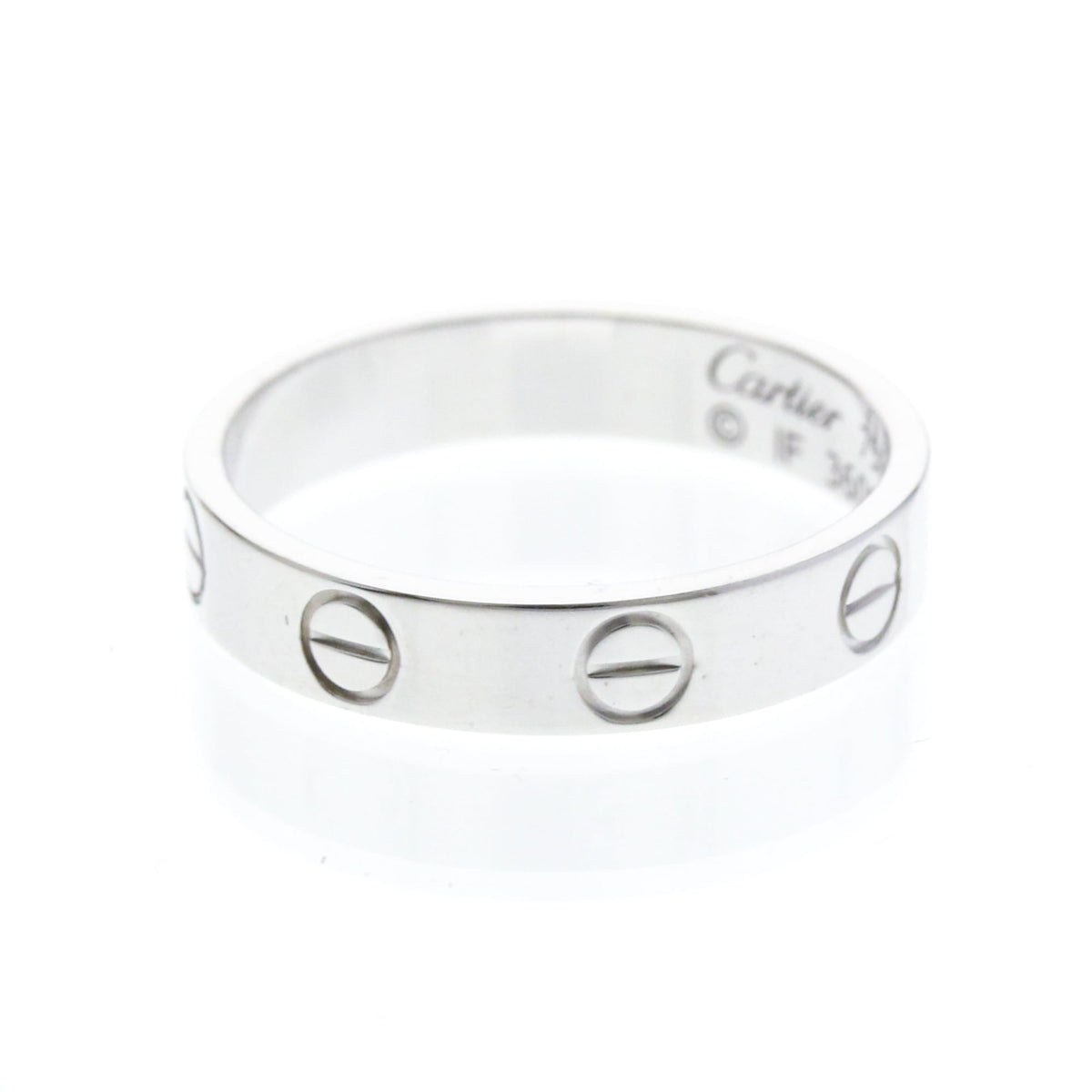 PRE-OWNED Cartier Mini Love · 18K White Gold