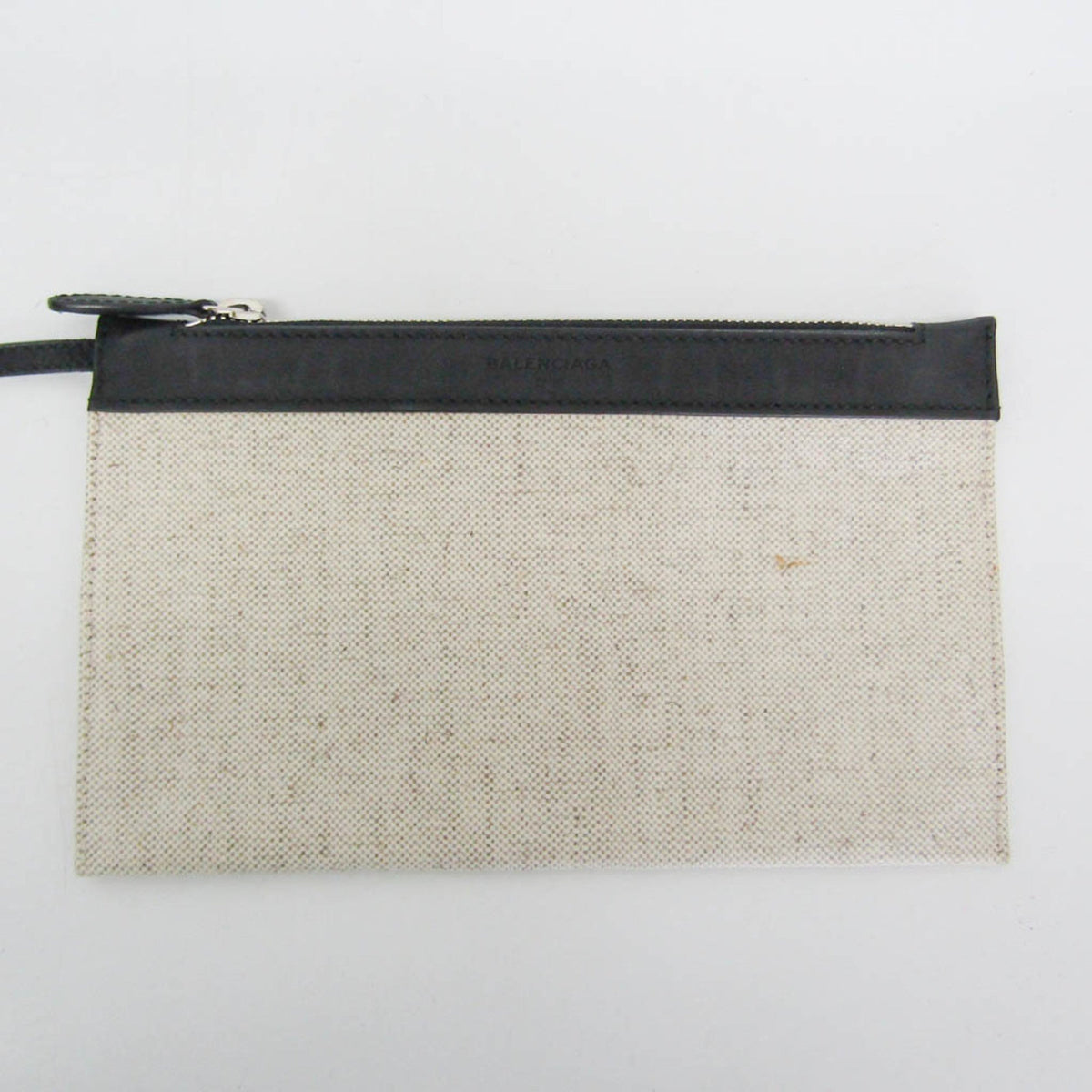 PRE-OWNED Balenciaga Navy Cabas · Striped Canvas