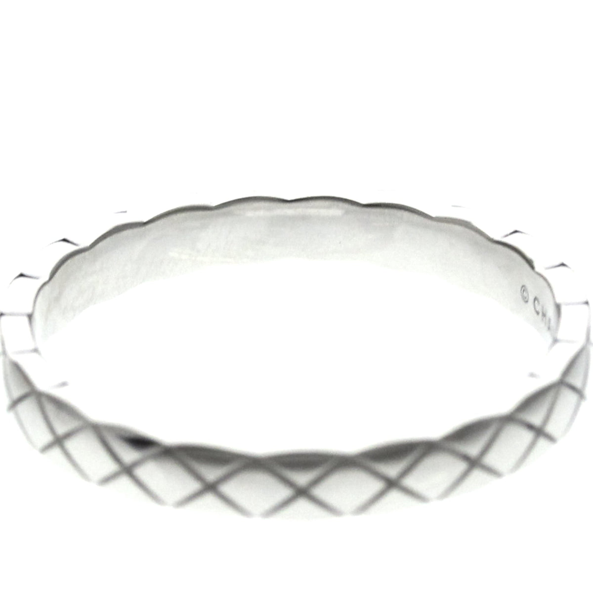 PRE-OWNED Chanel Coco Crush · 18K White Gold Size 10