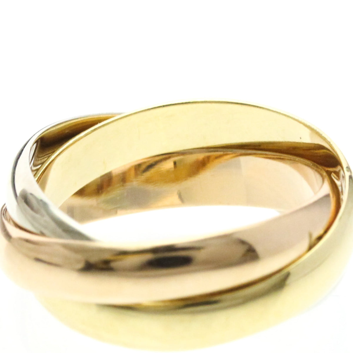 PRE-OWNED Cartier Trinity · Tri-Gold Size 5.75