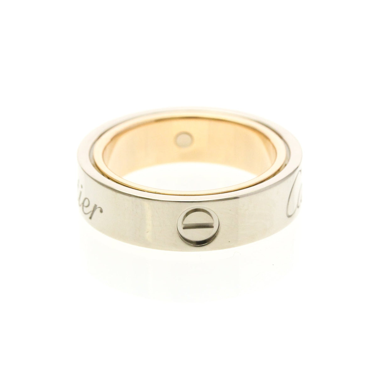 PRE-OWNED Cartier Secret Love · Two-Tone Gold Size 6