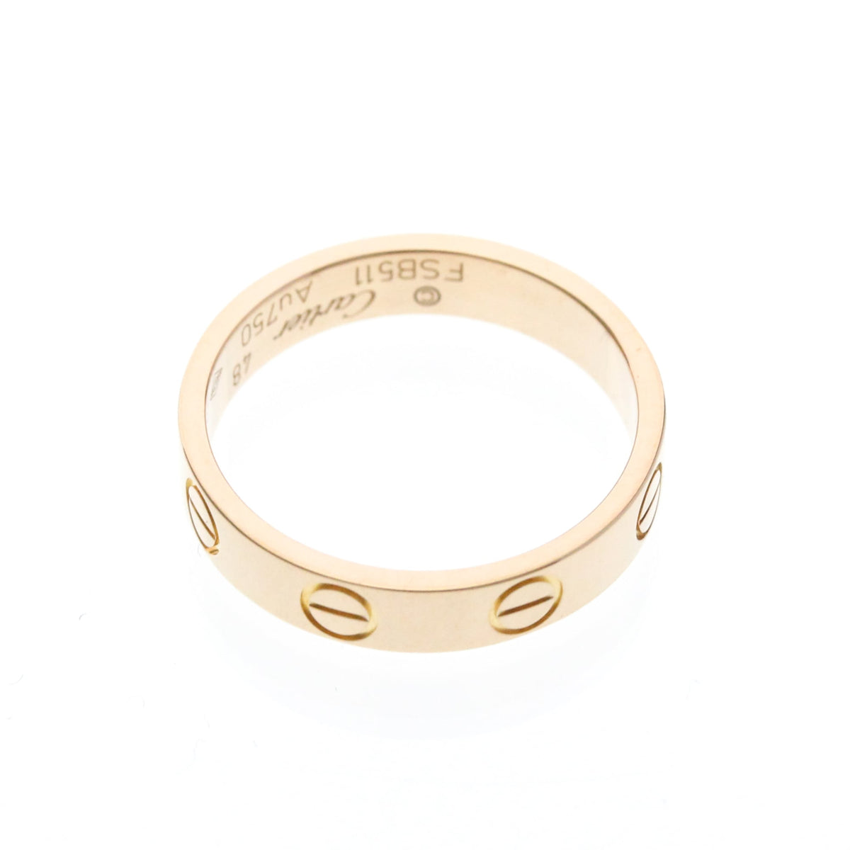 PRE-OWNED Cartier Mini Love · Rose Gold Size 4.5