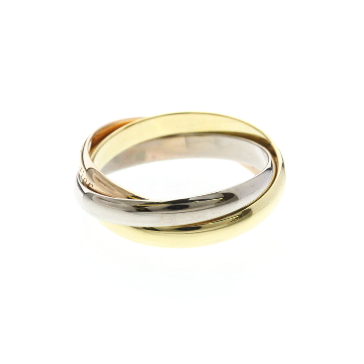 PRE-OWNED Cartier Trinity · Tri-Gold Size 6