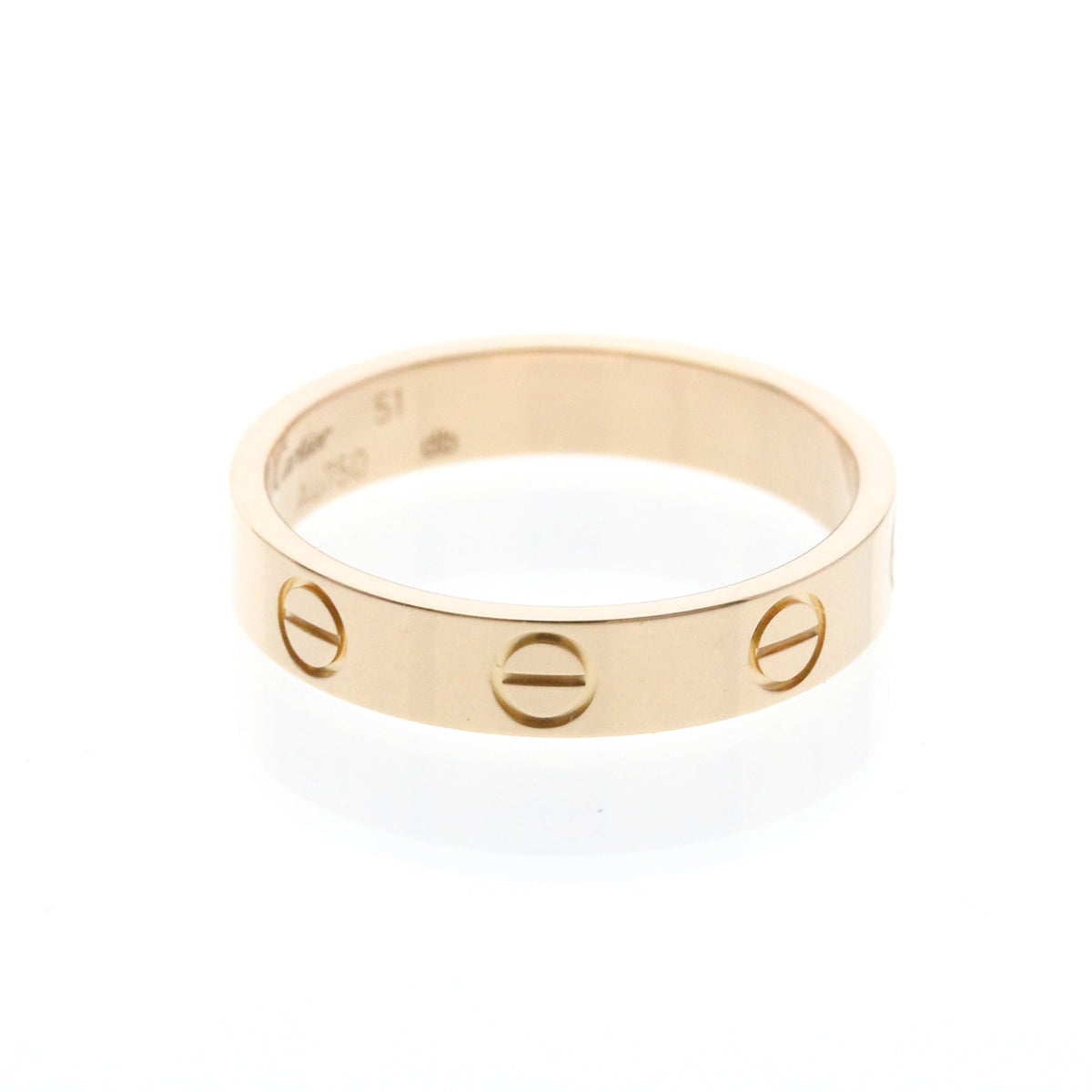 PRE-OWNED Cartier Mini Love · Rose Gold Size 5.75