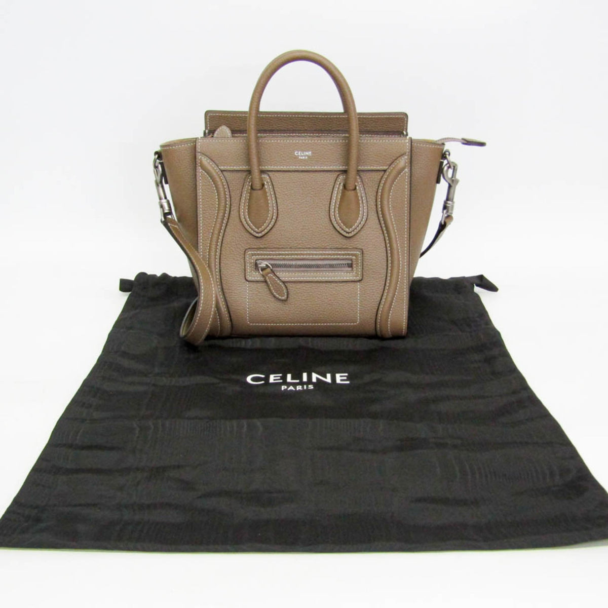 PRE-OWNED Celine Luggage Nano · Leather
