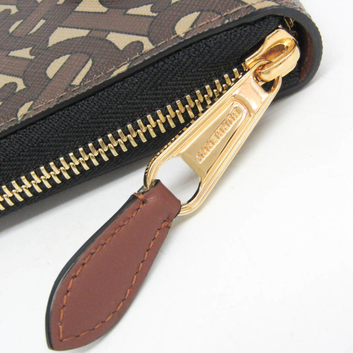 PRE-OWNED Burberry TB Monogram · PVC Clutch