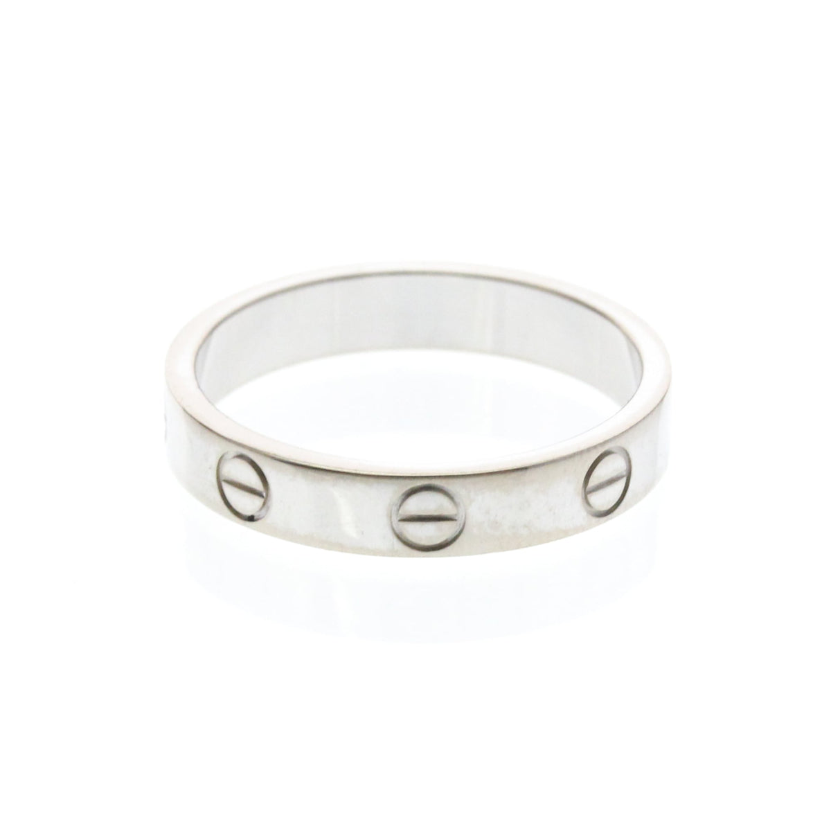 PRE-OWNED Cartier Mini Love · 18K White Gold