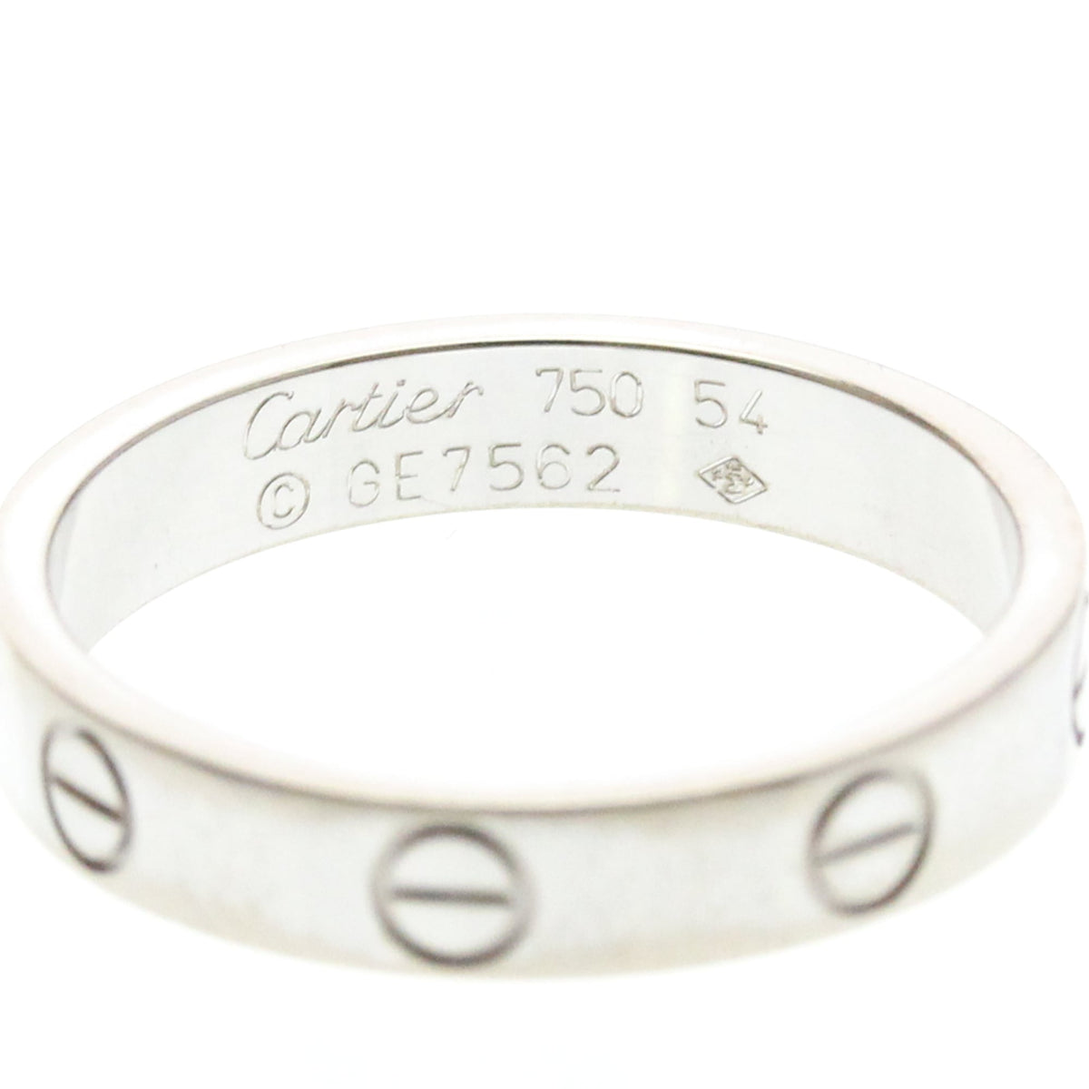 PRE-OWNED Cartier Mini Love · 18K White Gold