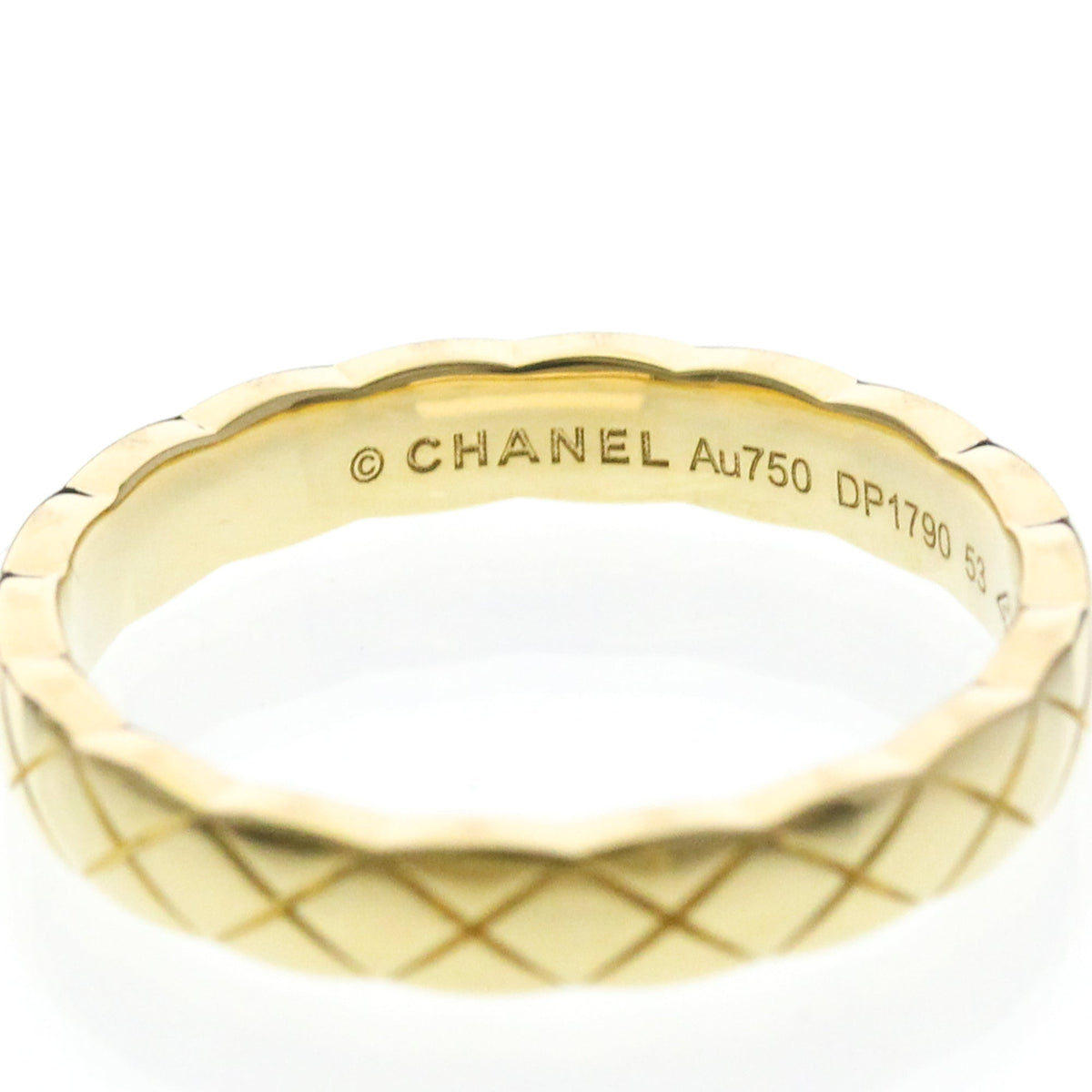 PRE-OWNED Chanel Coco Crush Mini · 18K Yellow Gold Size 6.25