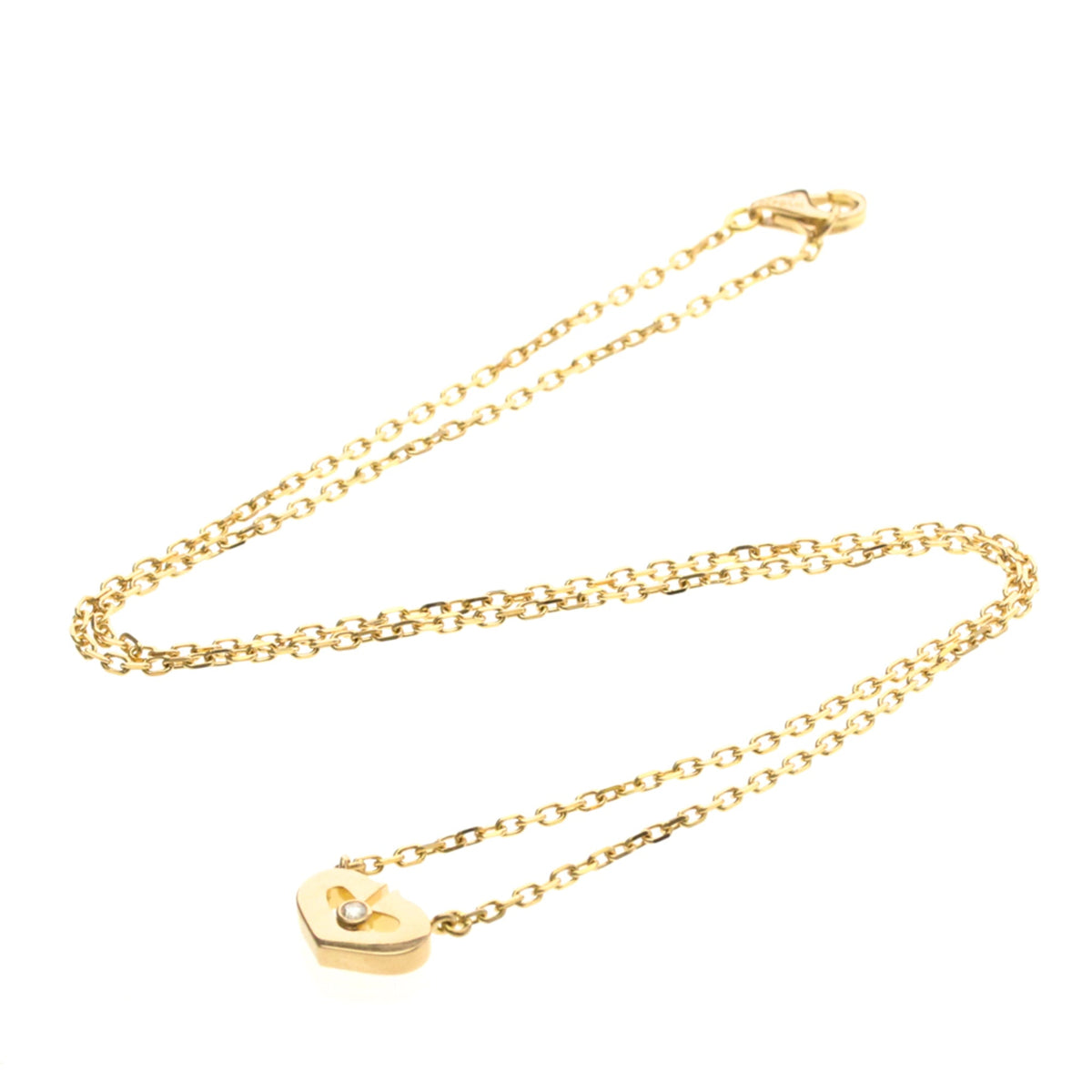 PRE-OWNED Cartier C Heart · Diamond · Rose Gold