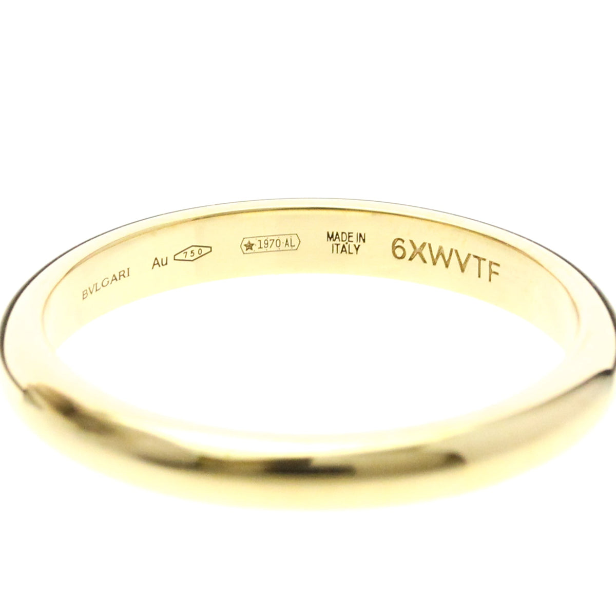PRE-OWNED Bvlgari Wedding Band · 18K Yellow Gold
