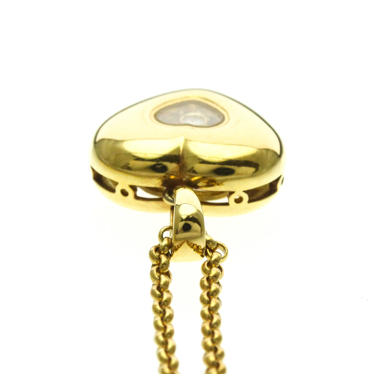 PRE-OWNED Chopard Happy Diamonds Heart · 18K Yellow Gold
