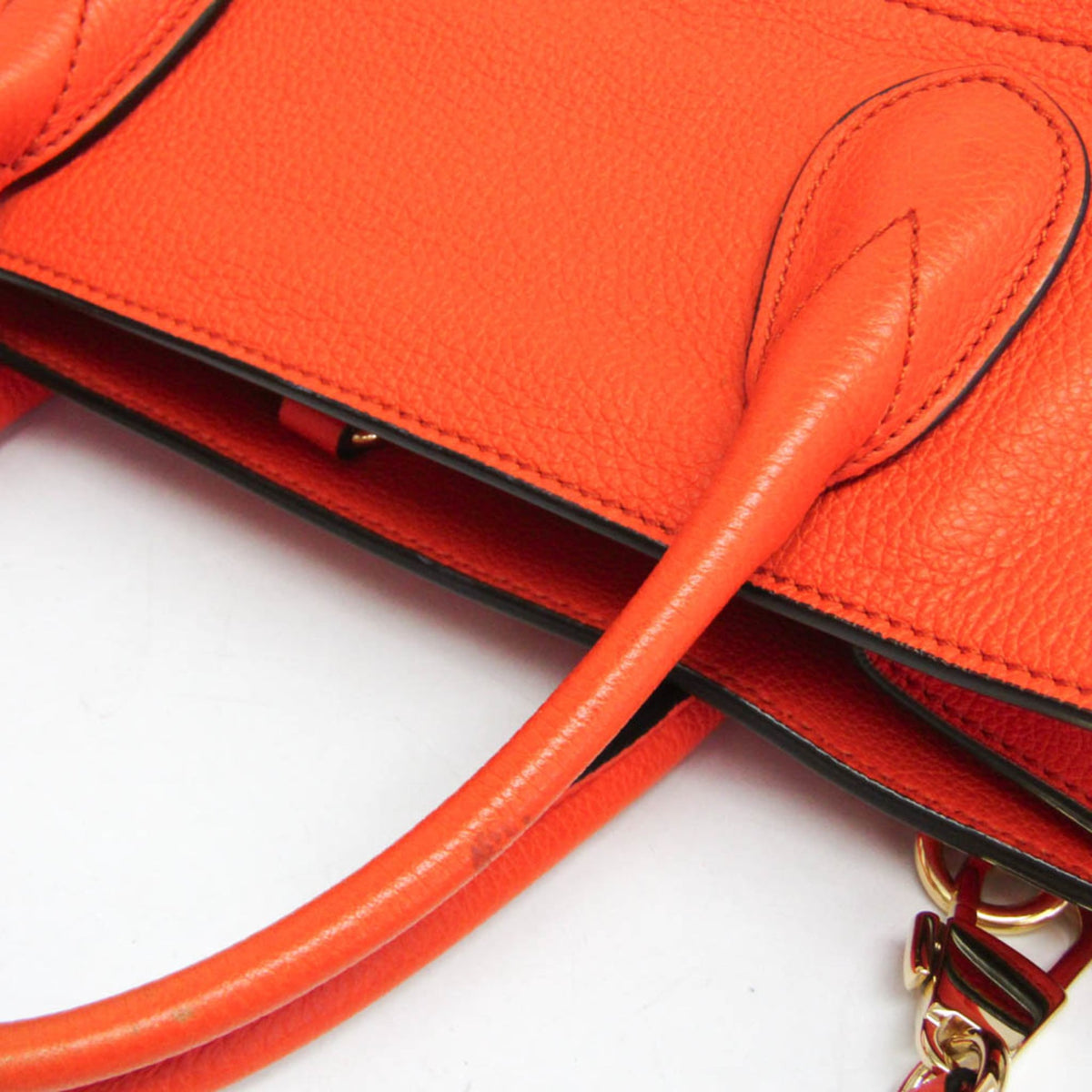 PRE-OWNED Gucci Logo Tote · Leather
