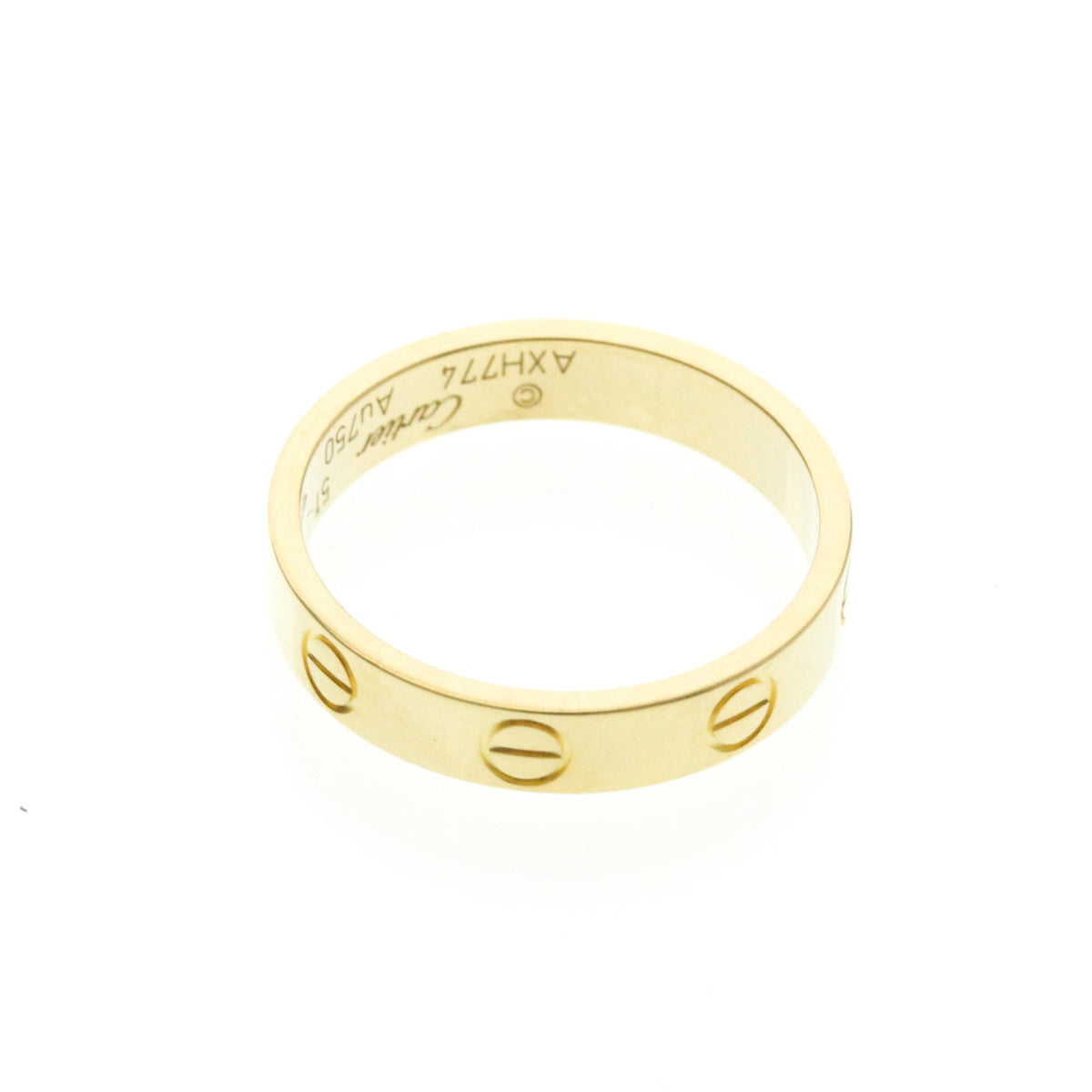 PRE-OWNED Cartier Mini Love · 18K Yellow Gold
