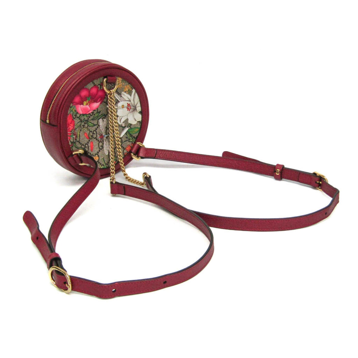 PRE-OWNED Gucci Ophidia GG Flora · Mini Backpack