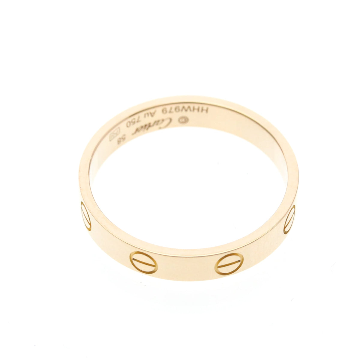 PRE-OWNED Cartier Mini Love · Rose Gold Size 8.25