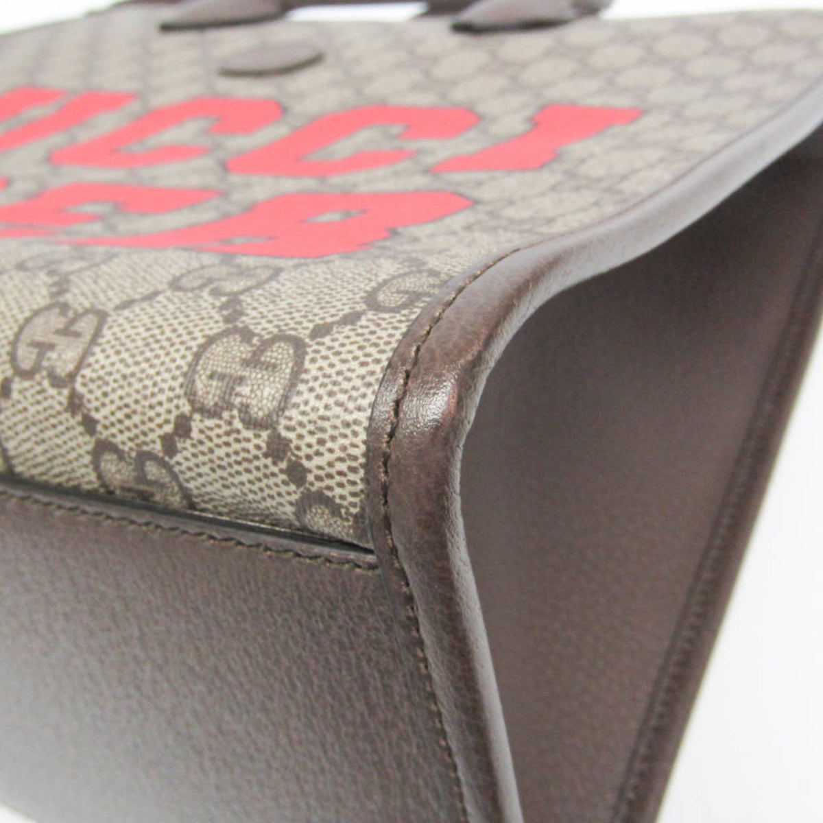 PRE-OWNED Gucci Interlocking · Tiger Tote · GG Supreme