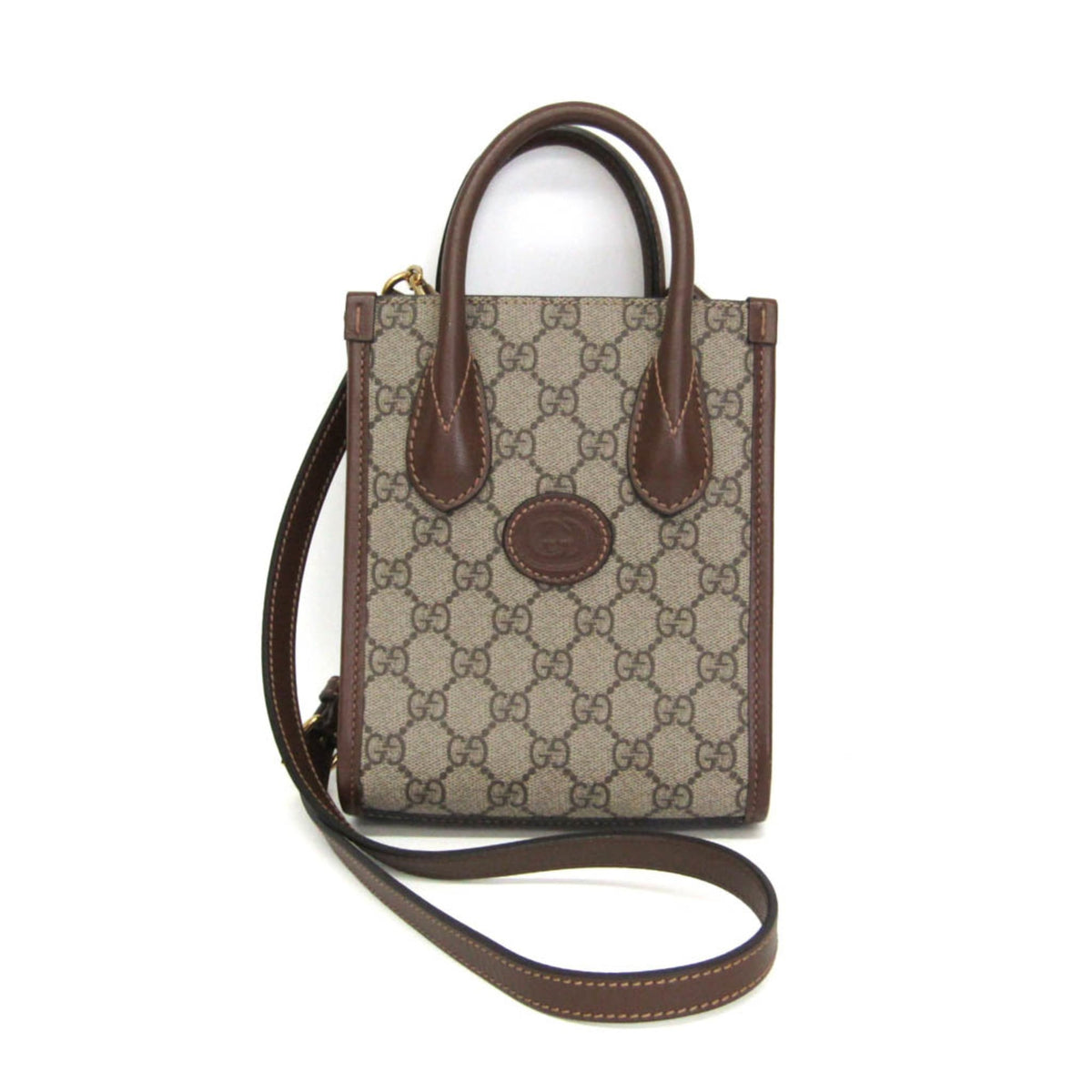 PRE-OWNED Gucci Interlocking G · GG Supreme