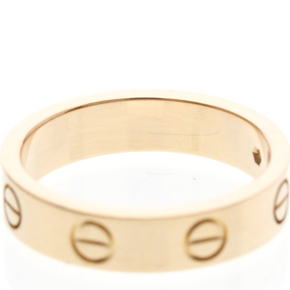 PRE-OWNED Cartier Mini Love · Rose Gold · Diamond Size 4.5