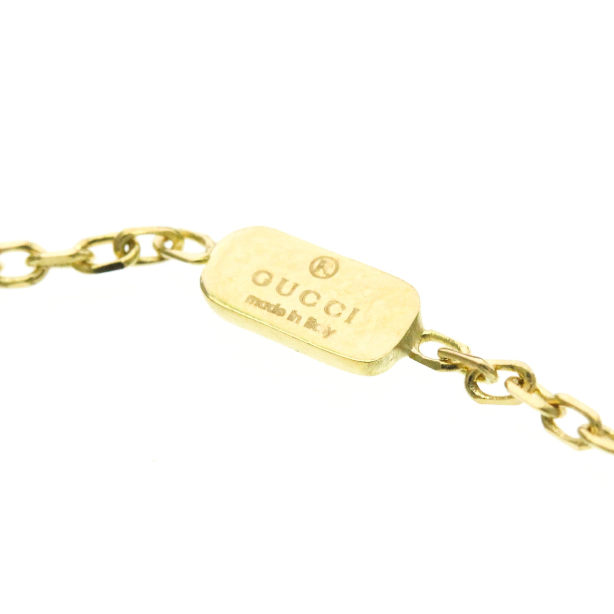 PRE-OWNED Gucci Icon Necklace · 18K Yellow Gold