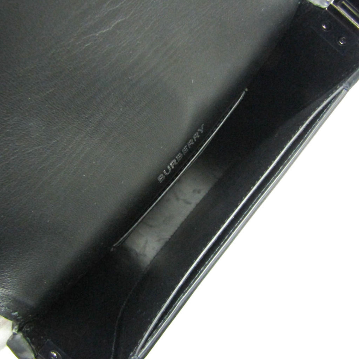 PRE-OWNED Burberry TB Monogram · Leather