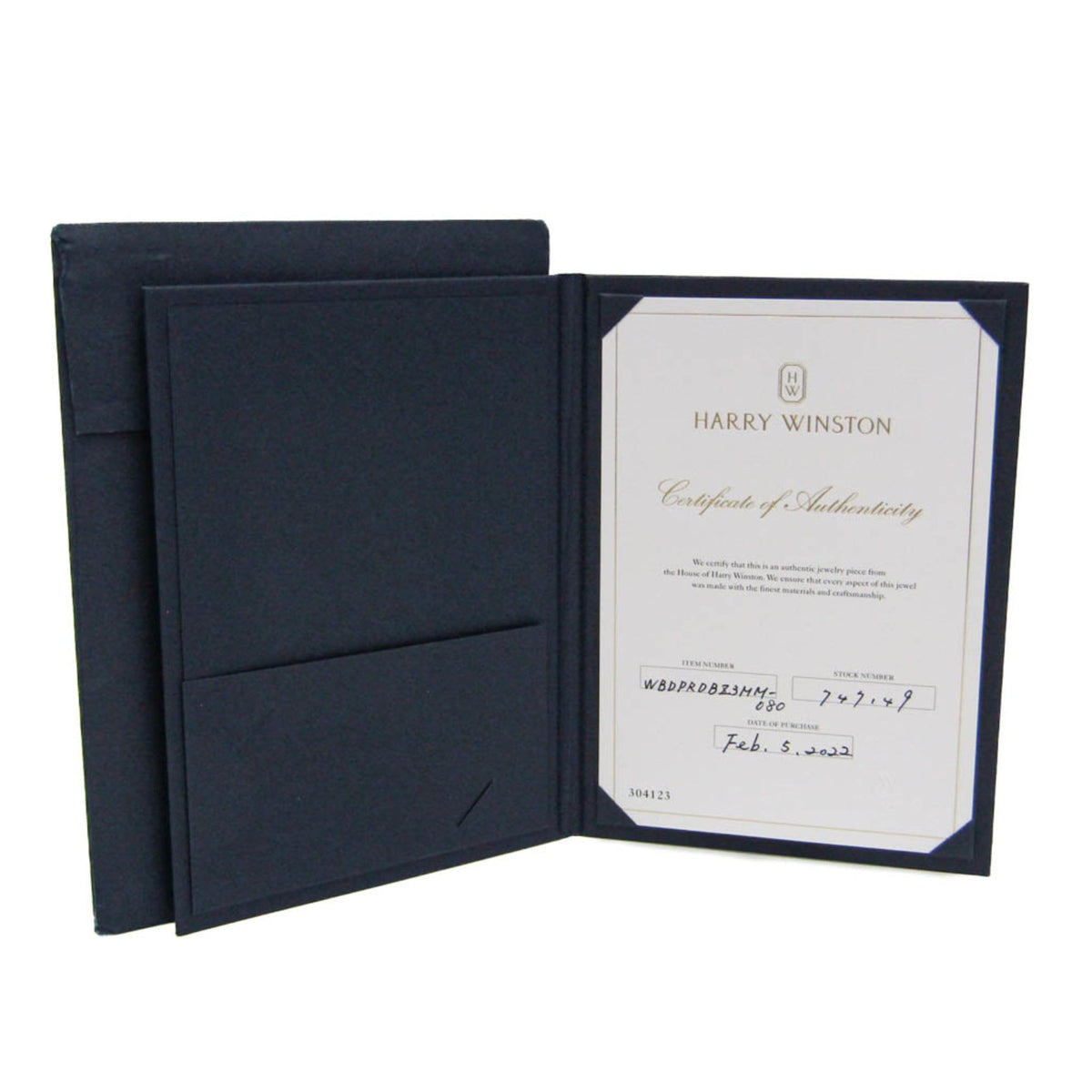 PRE-OWNED Harry Winston Diamond Wedding · Platinum Size 7.5