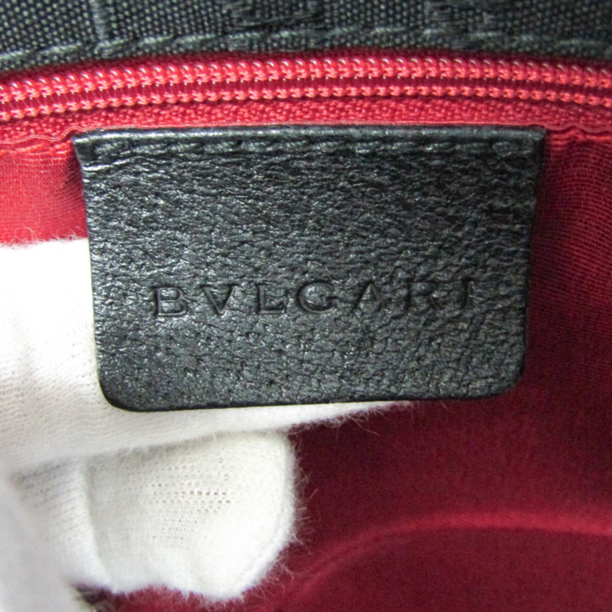 PRE-OWNED Bvlgari Logomania · Canvas Tote