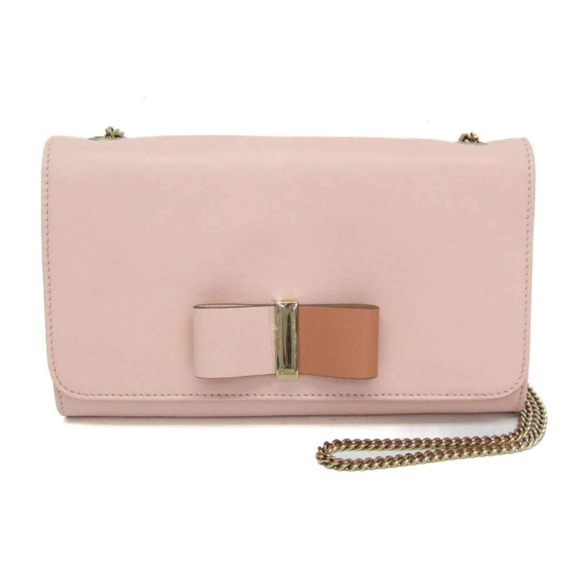 PRE-OWNED Chloé Ribbon Chain · Leather