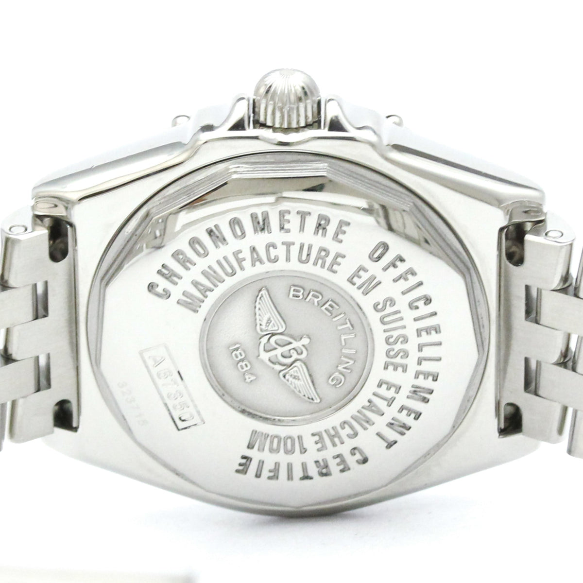 PRE-OWNED Breitling Wings · Mother-of-Pearl · Steel