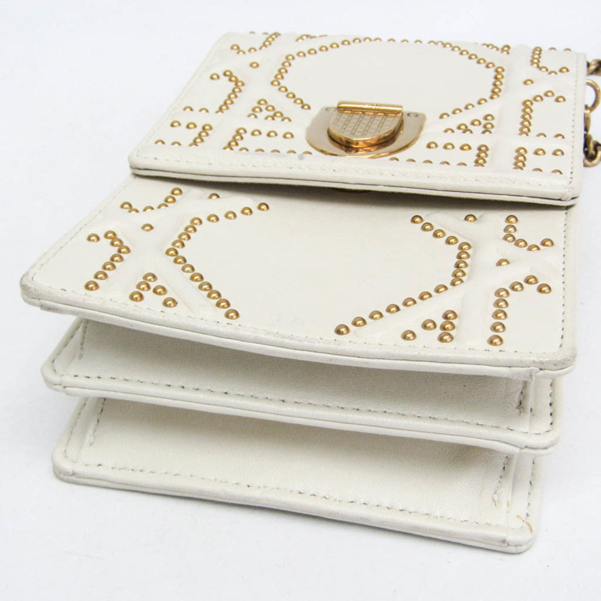 PRE-OWNED Christian Dior Diorama · Studded Leather