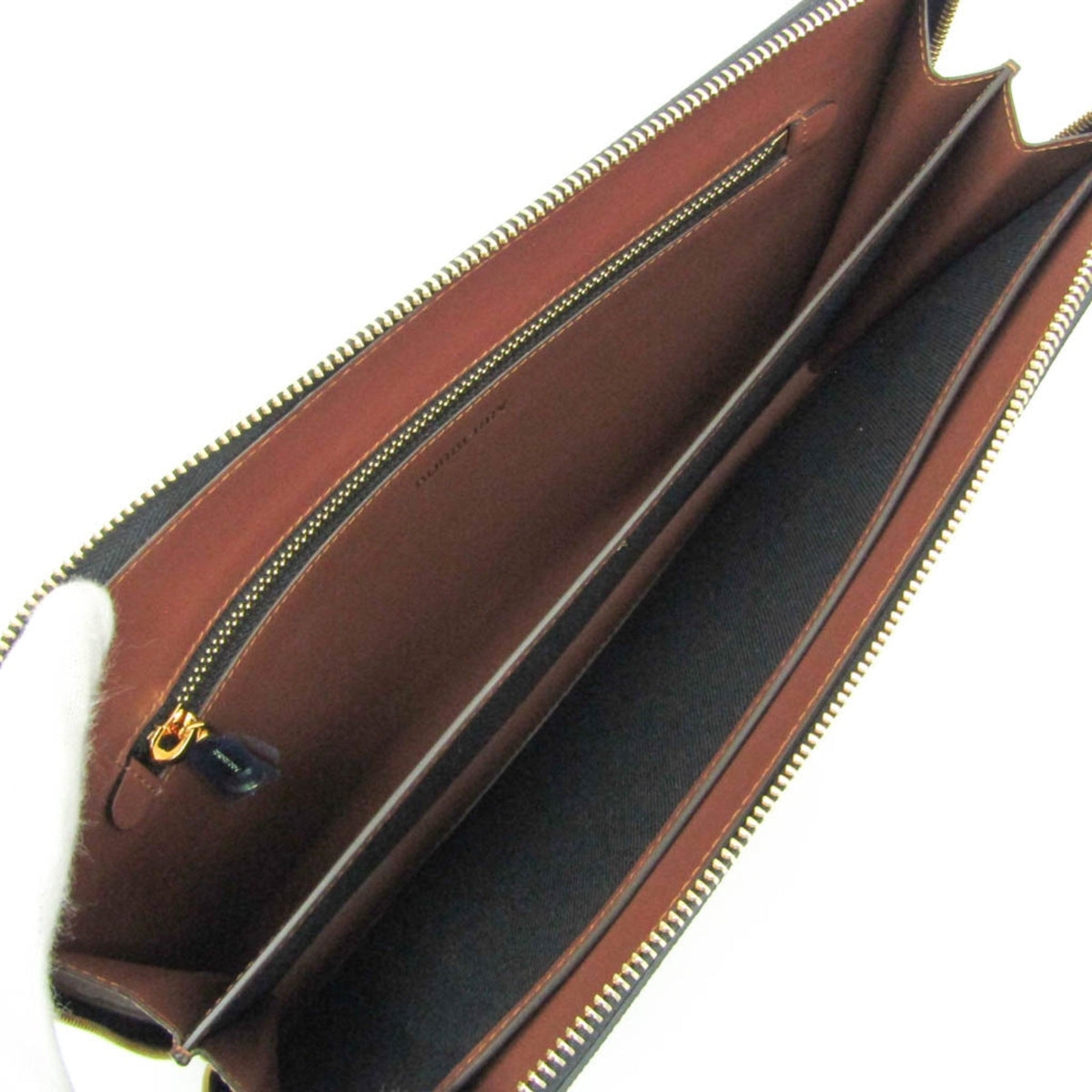 PRE-OWNED Burberry TB Monogram · PVC Clutch