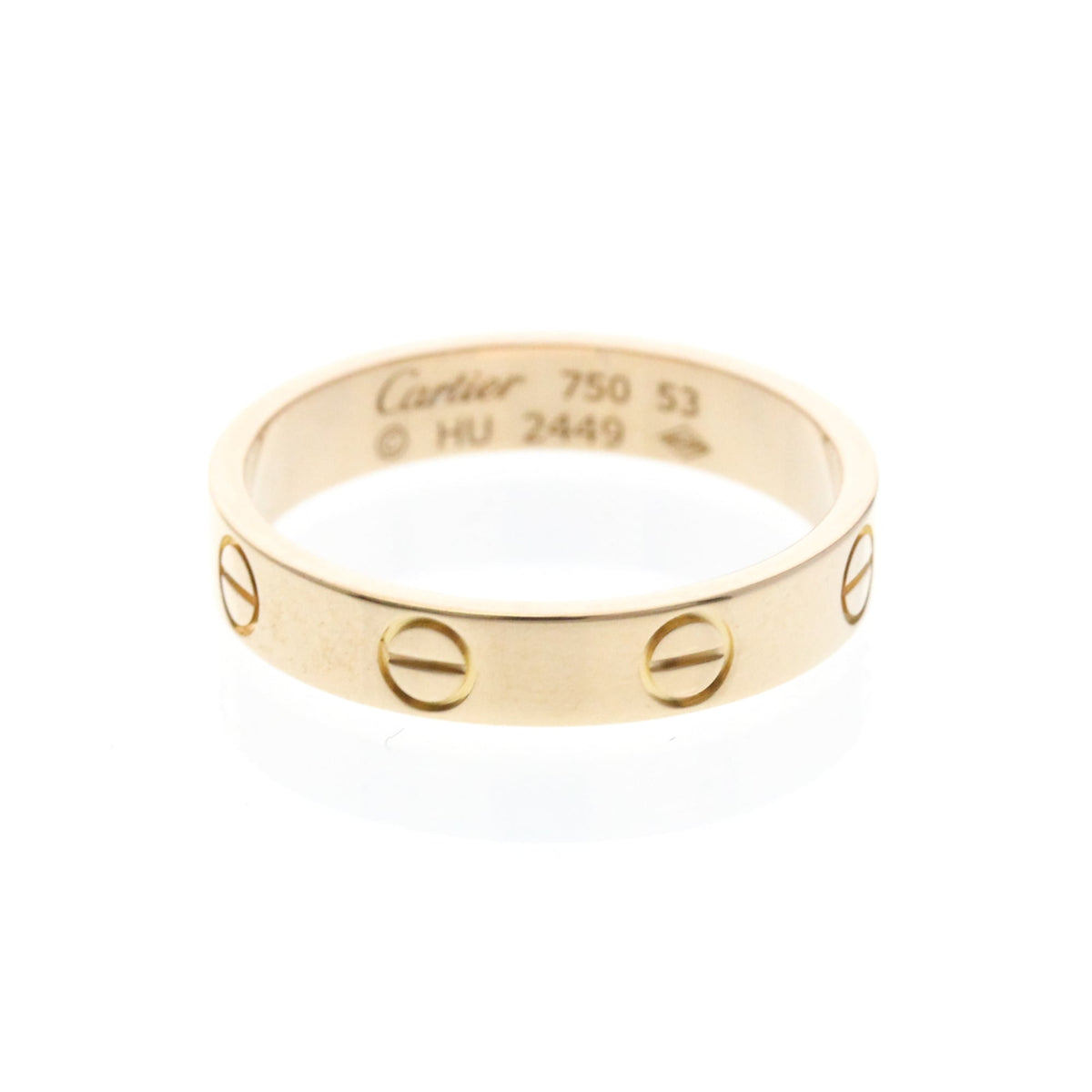 PRE-OWNED Cartier Mini Love · Rose Gold Size 6.25