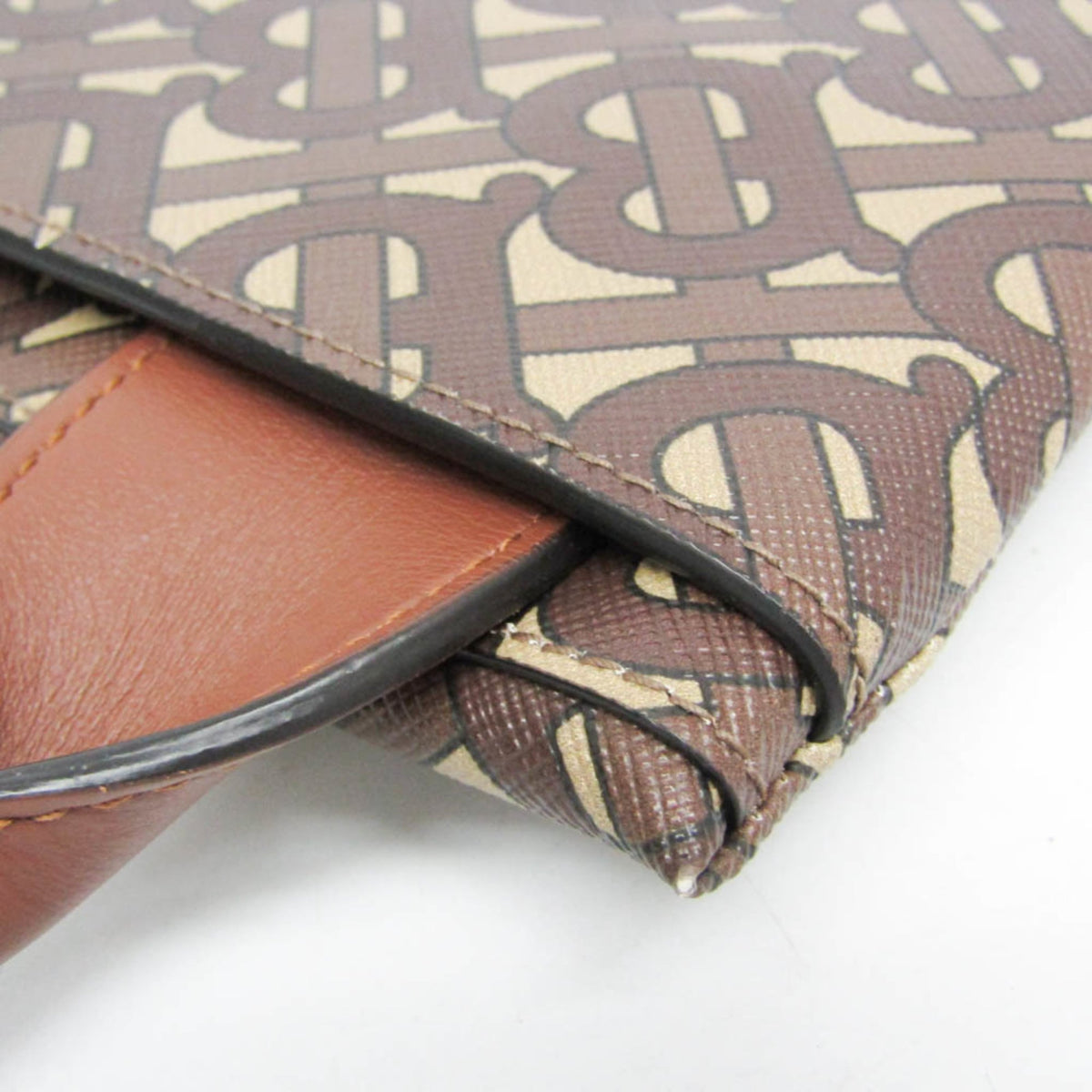 PRE-OWNED Burberry TB Monogram · Clutch