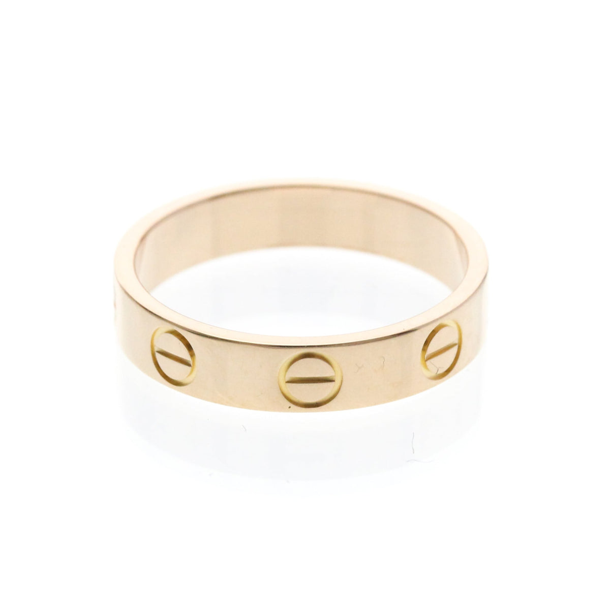 PRE-OWNED Cartier Mini Love · Rose Gold Size 4.5