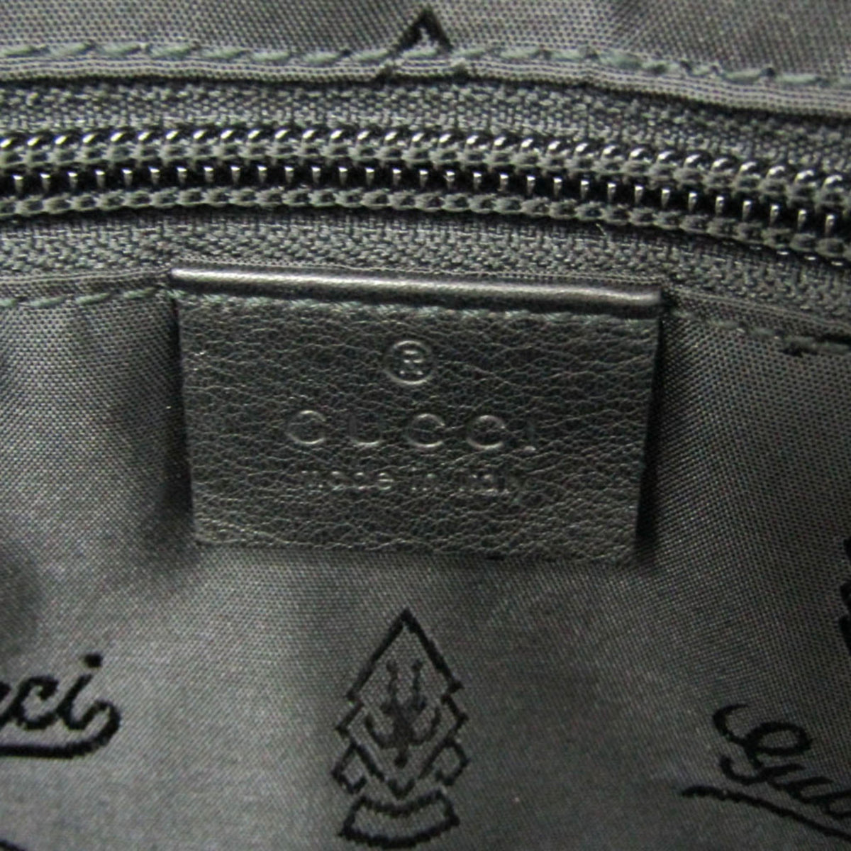 PRE-OWNED Gucci Guccissima · Leather Briefcase