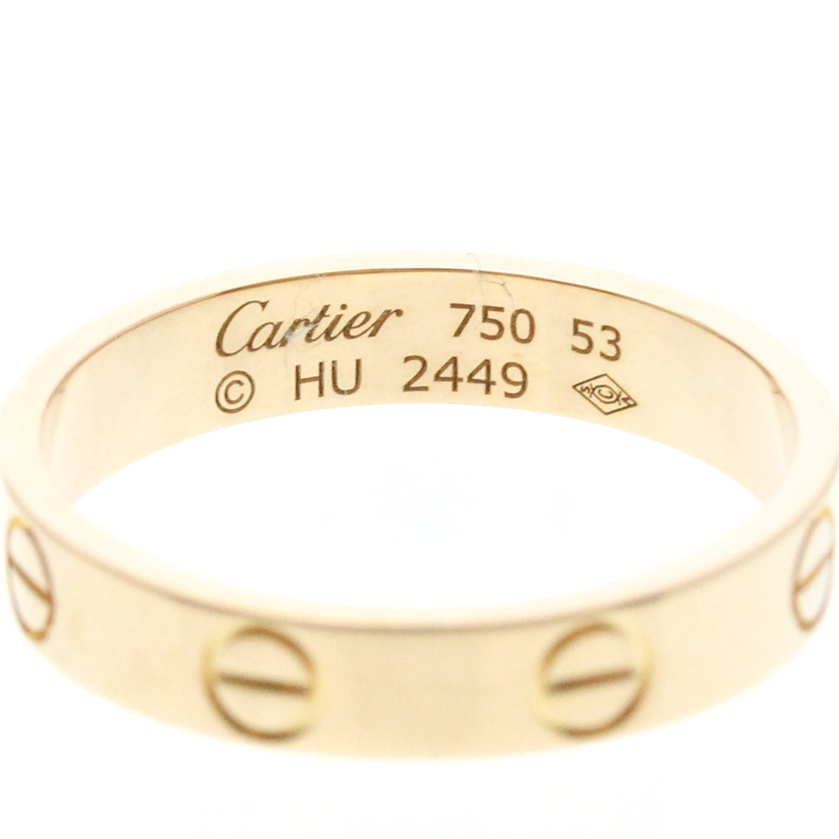PRE-OWNED Cartier Mini Love · Rose Gold Size 6.25