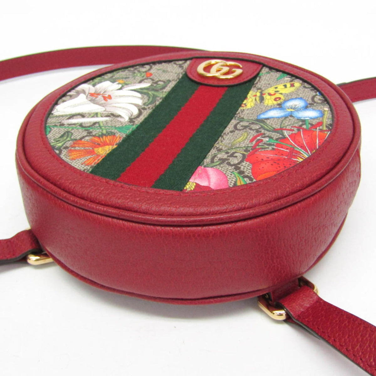 PRE-OWNED Gucci Ophidia GG Flora · Backpack