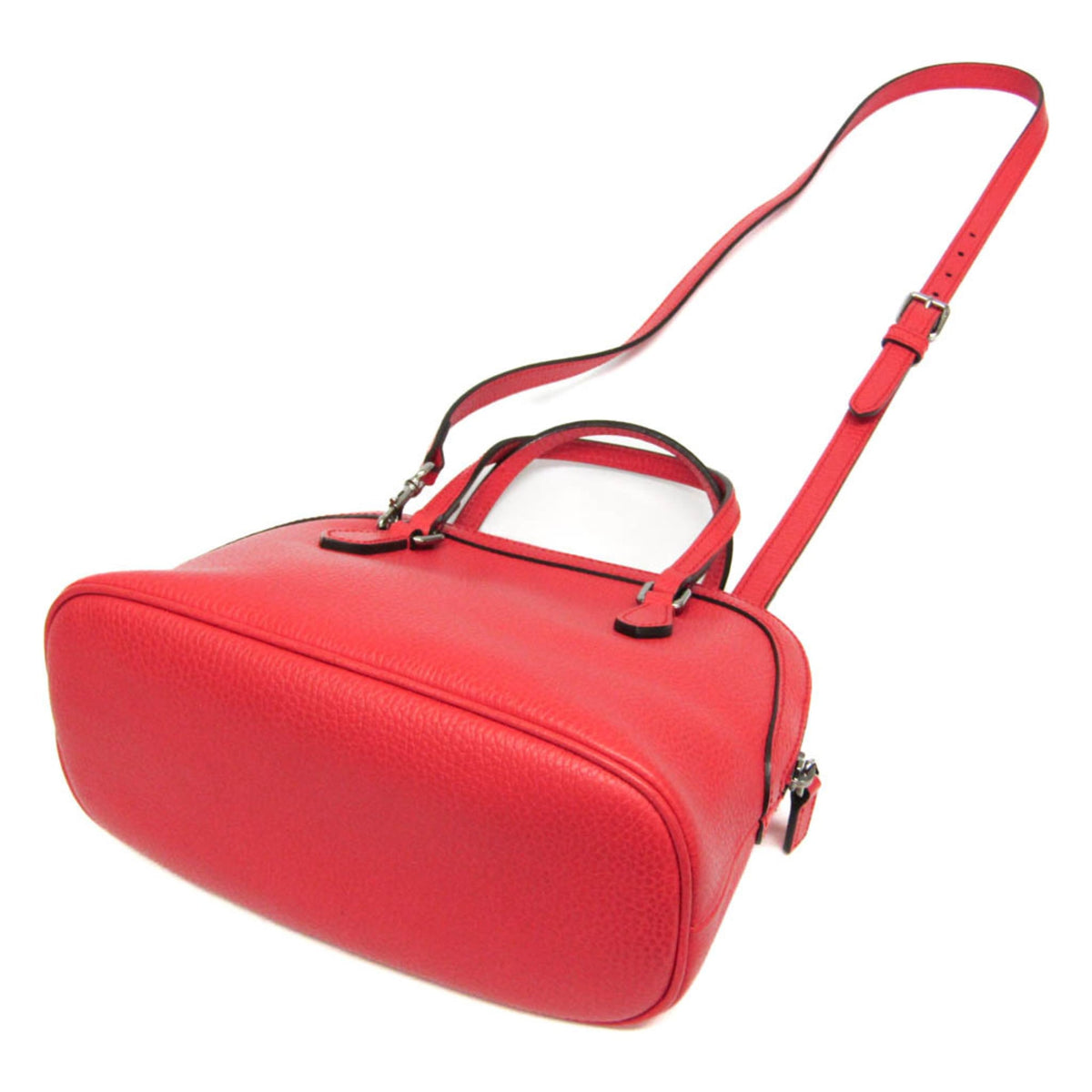 PRE-OWNED Gucci · Leather Shoulder Bag · Zipper