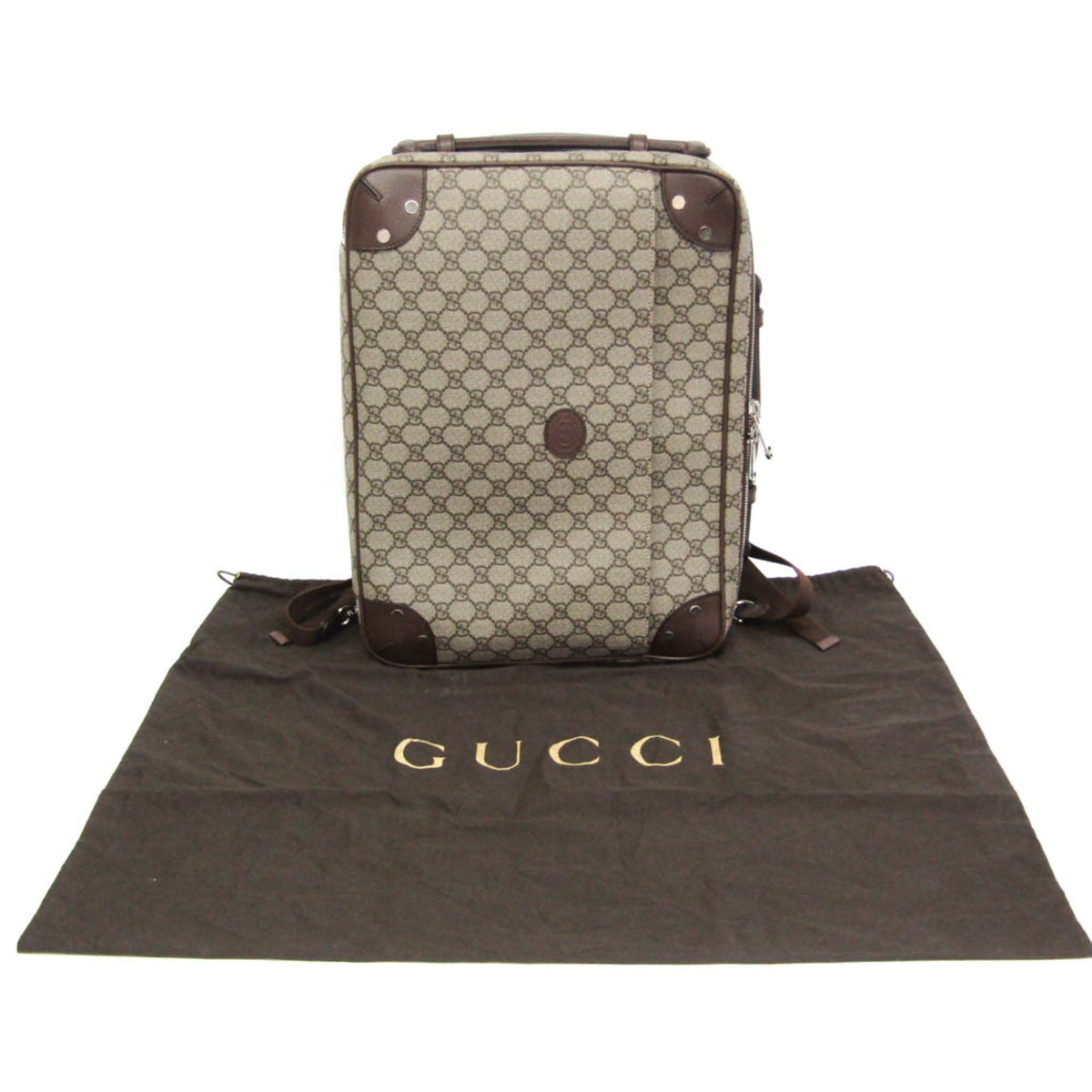 PRE-OWNED Gucci Interlocking · GG Supreme · Backpack