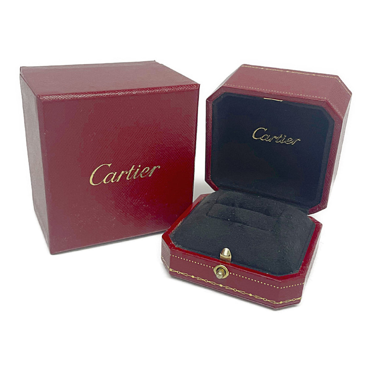 PRE-OWNED Cartier Trinity · Tri-Gold Size 4.75