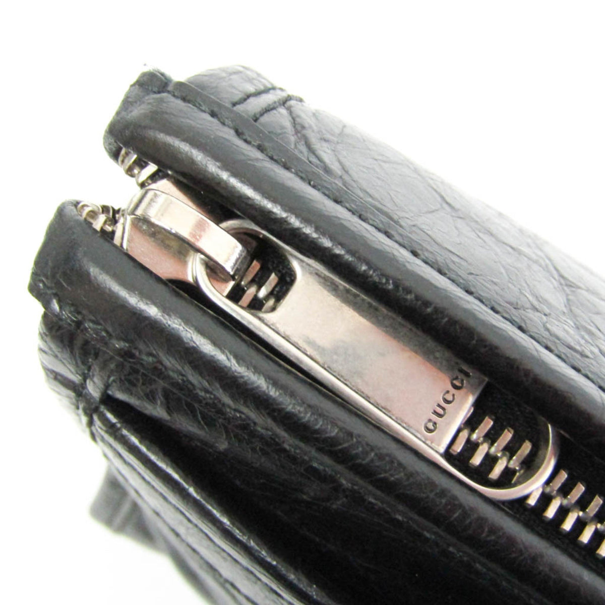 PRE-OWNED Gucci Interlocking · Leather Clutch