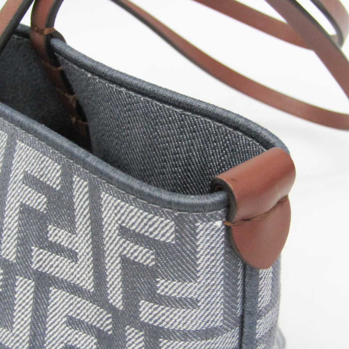 PRE-OWNED Fendi Roll · Reversible Canvas Tote