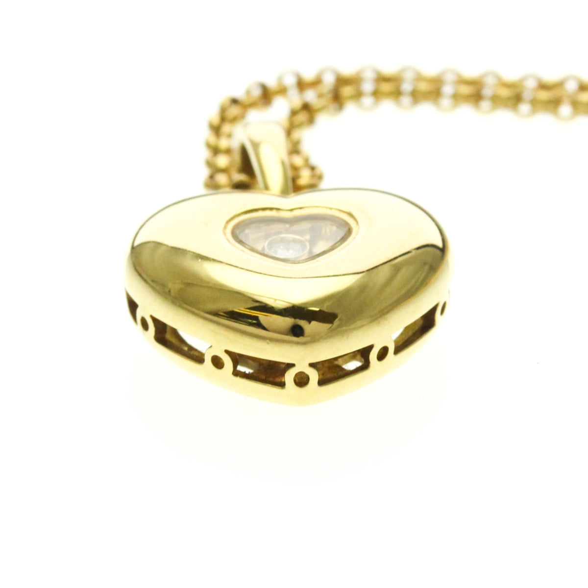 PRE-OWNED Chopard Happy Diamonds Heart · 18K Yellow Gold