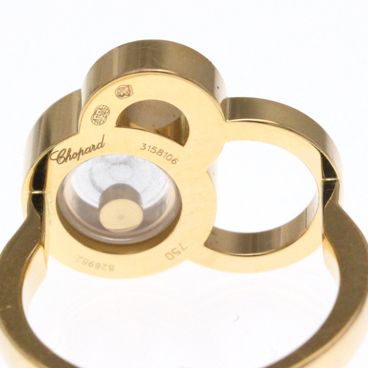 PRE-OWNED Chopard Happy Diamond · Rose Gold Size 5