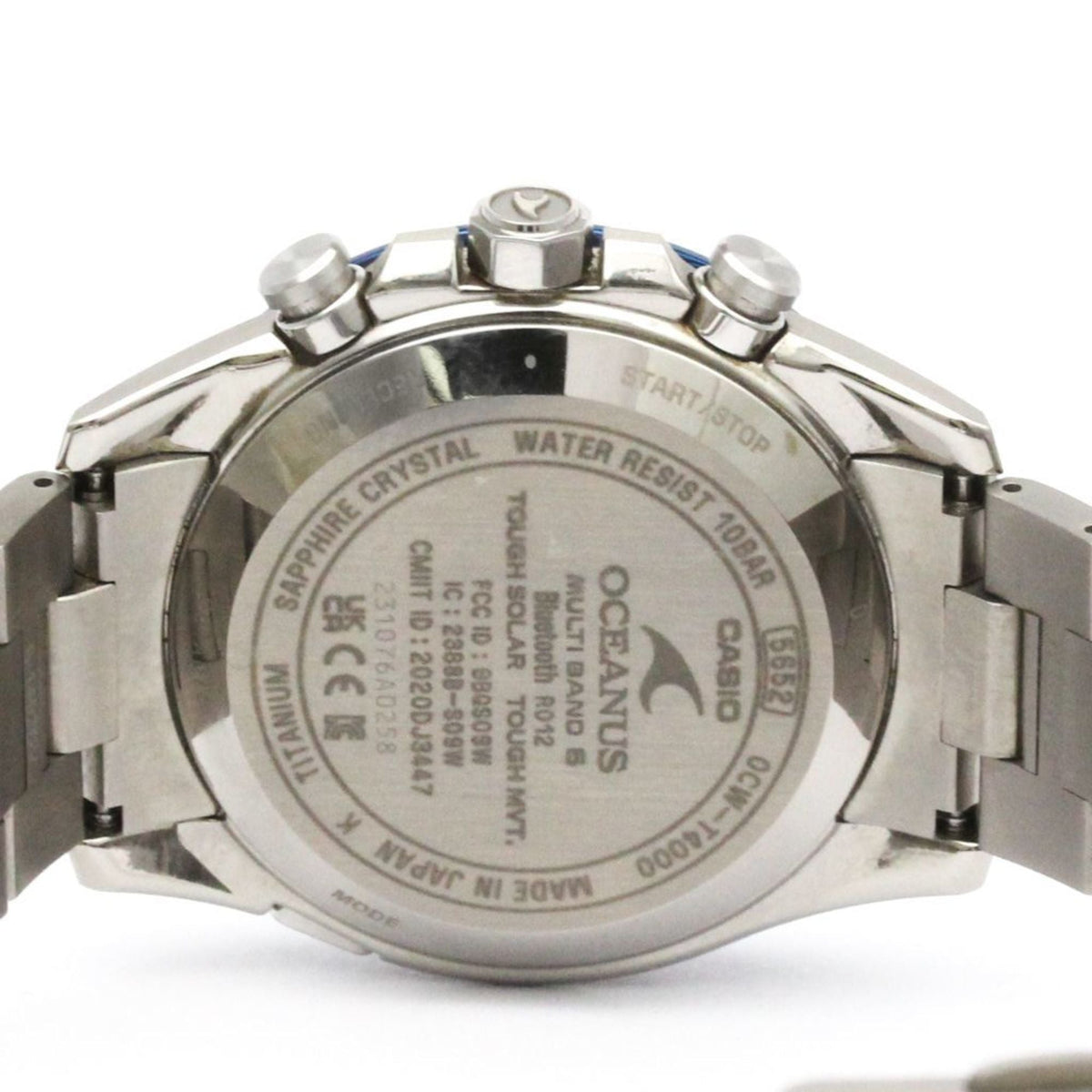PRE-OWNED Casio Oceanus · Titanium · Solar