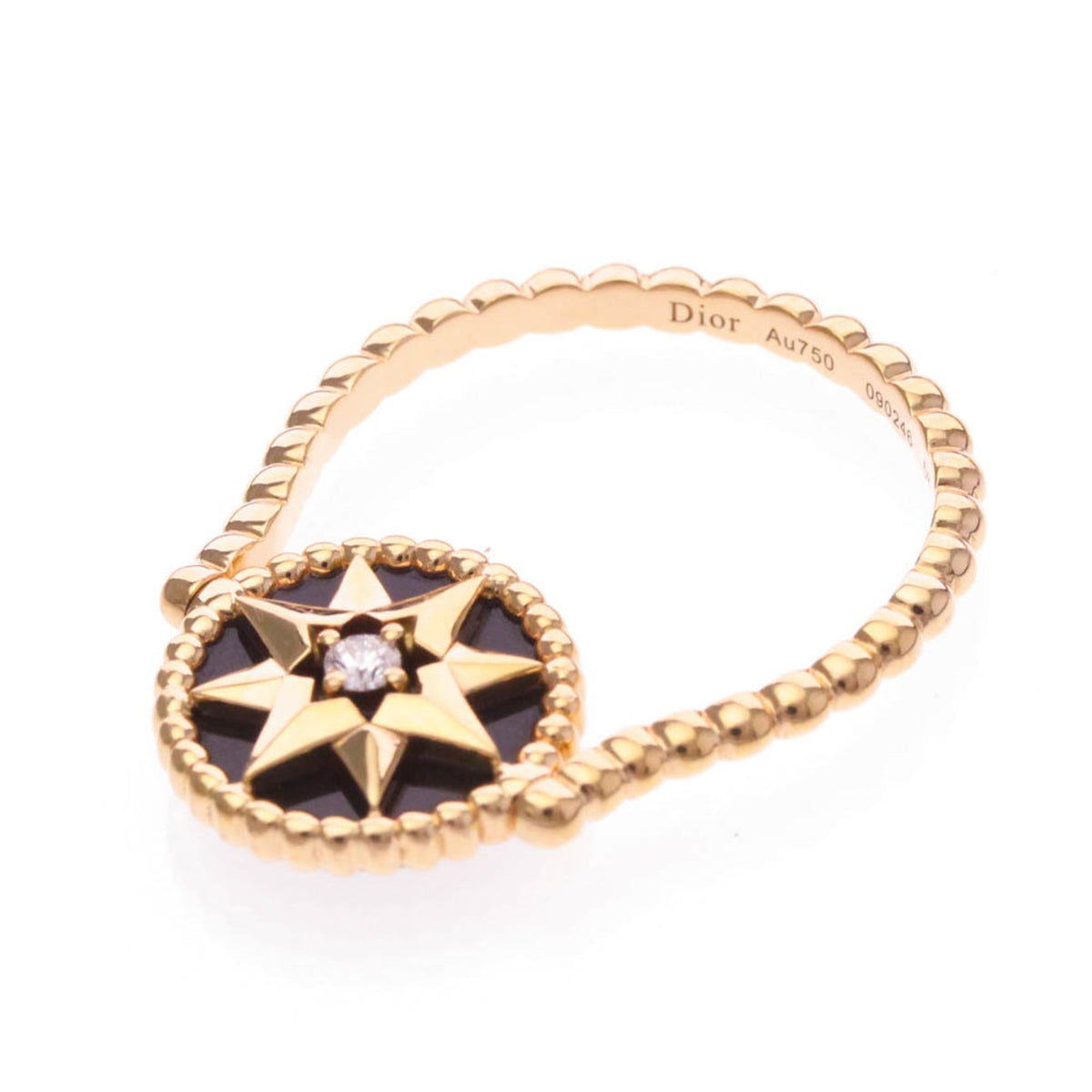 PRE-OWNED Christian Dior Rose des Vents · Rose Gold Size 8.25
