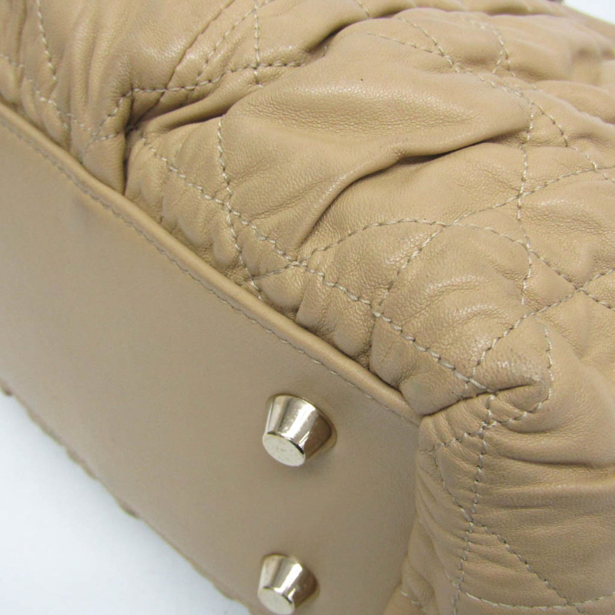 PRE-OWNED Christian Dior Gaufré · Lambskin