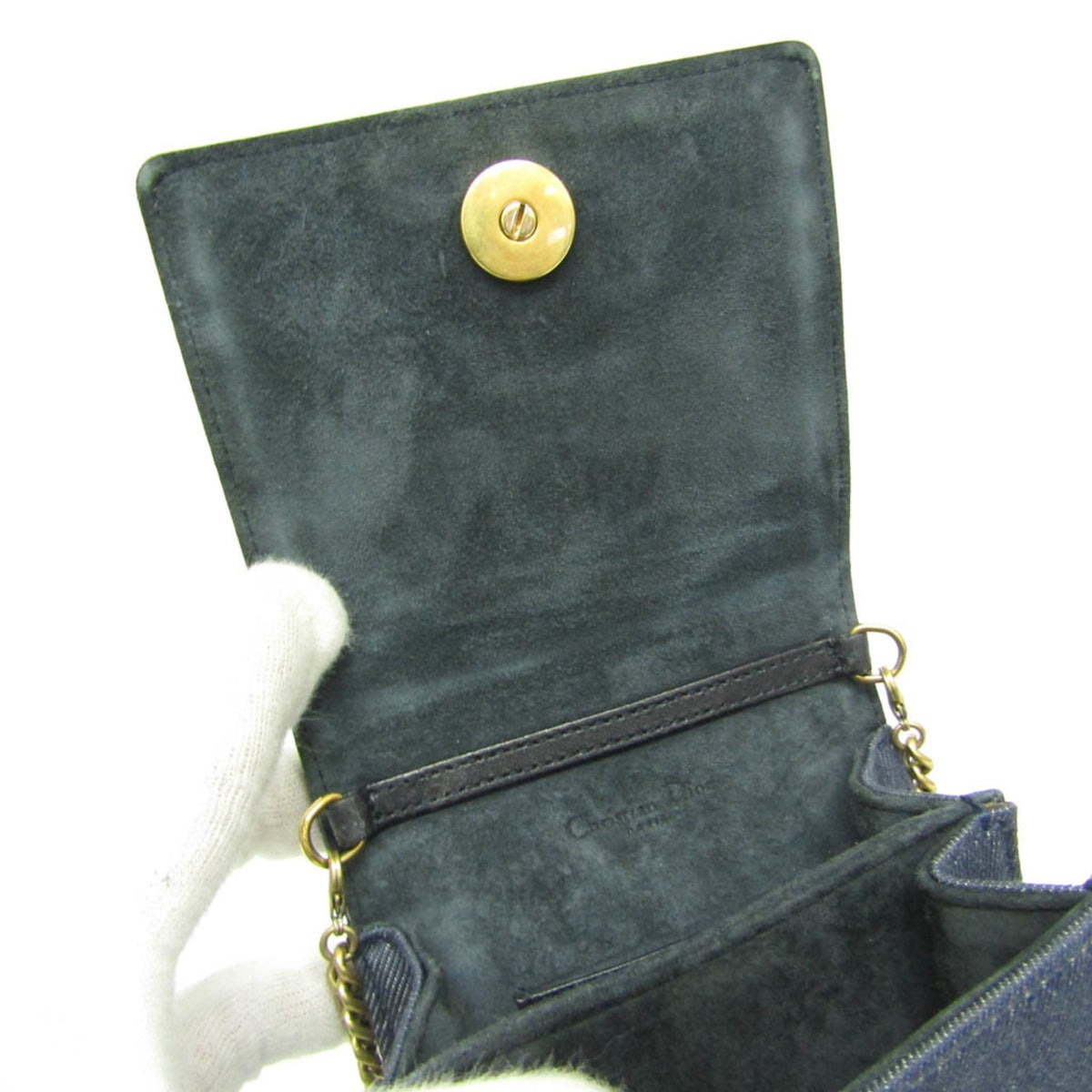 PRE-OWNED Christian Dior Diorama · Studded Denim