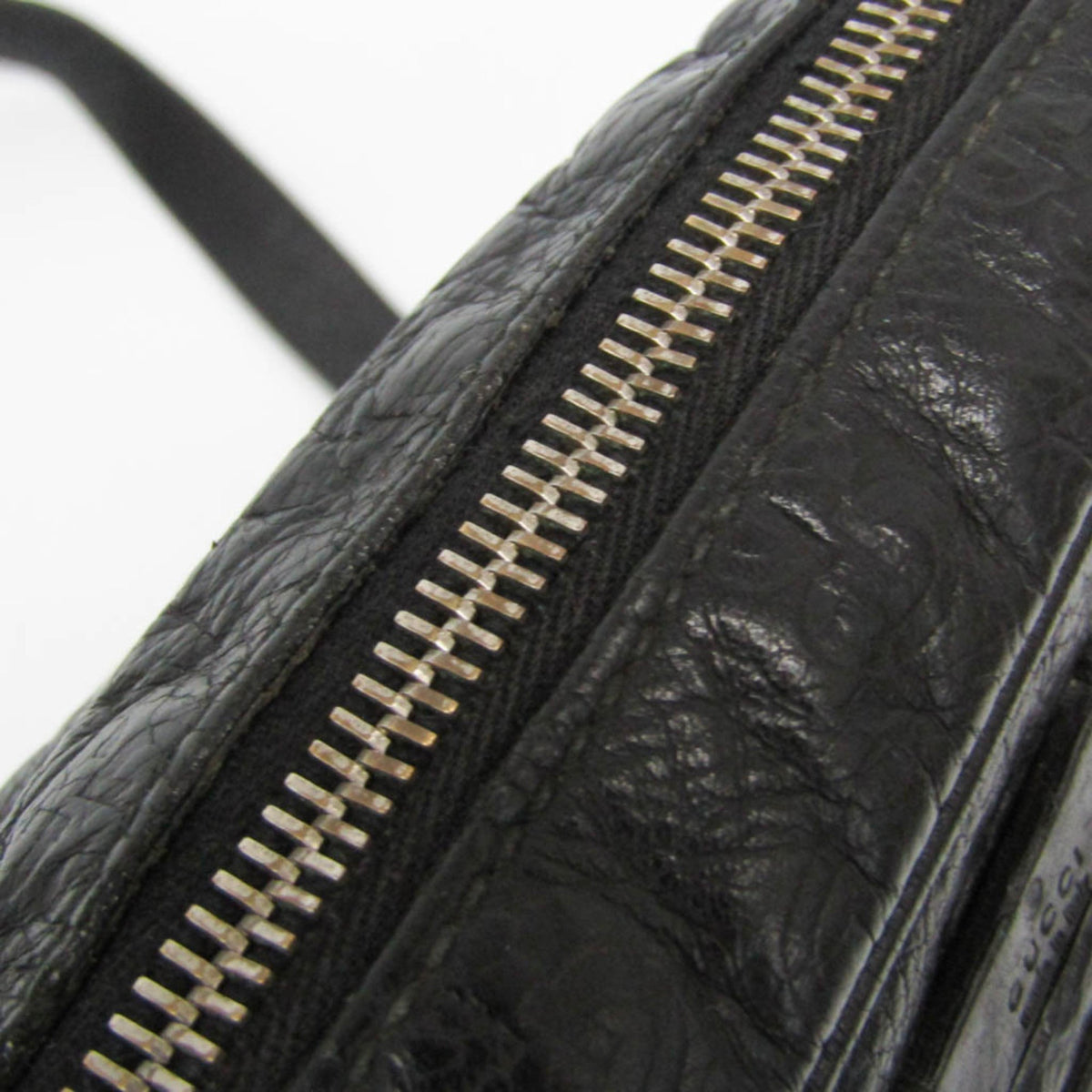 PRE-OWNED Gucci Guccissima · Embossed Leather